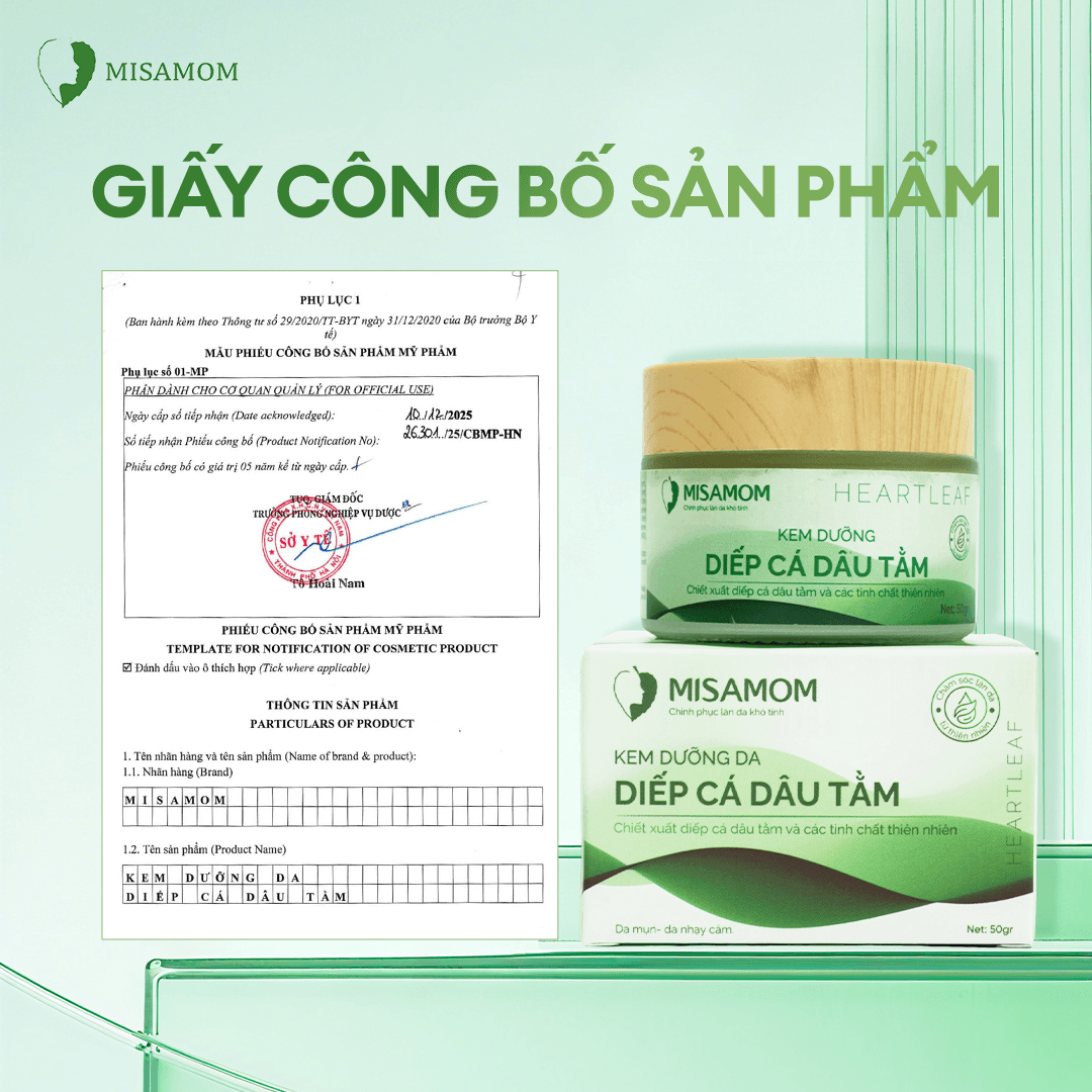 Kem Dưỡng Diếp Cá Dâu Tằm
