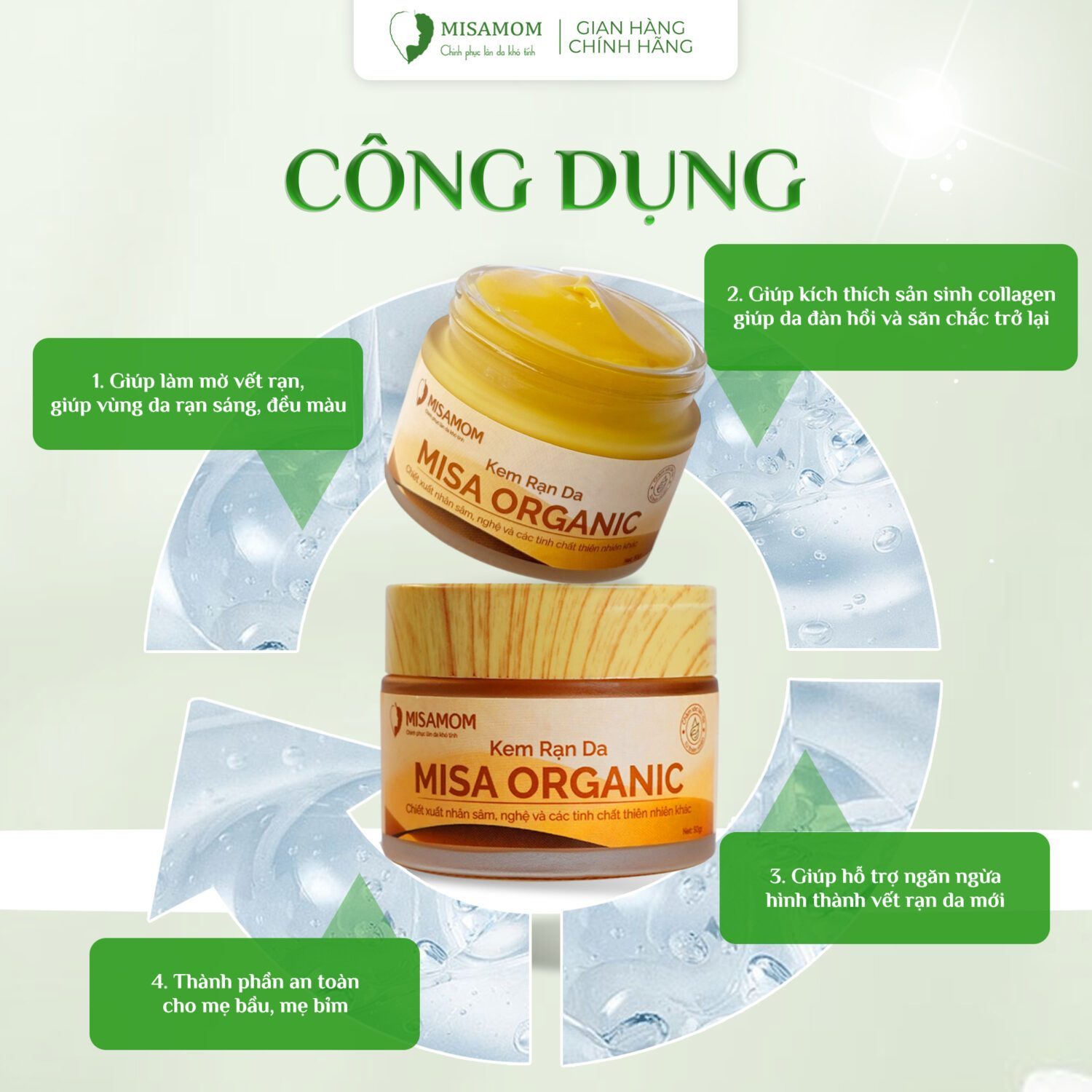 Kem Rạn Misa Organic