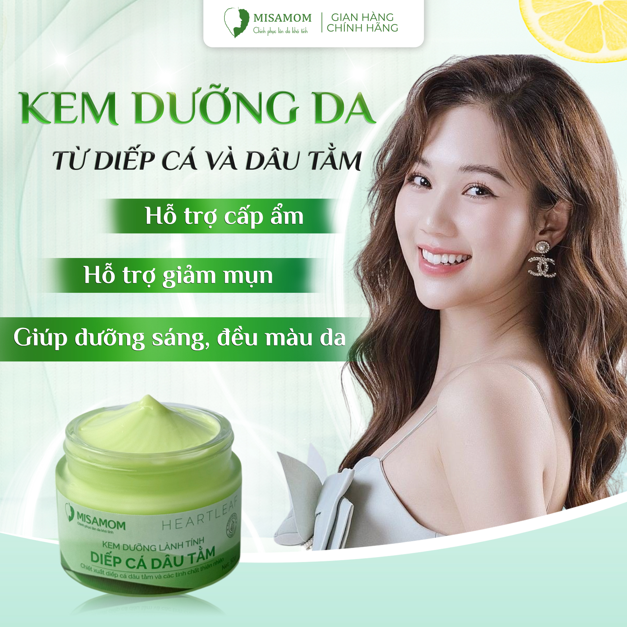 Review Kem Diếp Cá Dâu Tằm Misamom có tốt không?