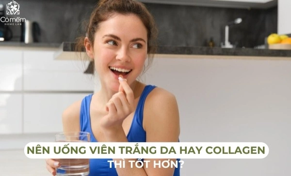 Nên Uống Viên Trắng Da Hay Collagen Thì Tốt Hơn?
