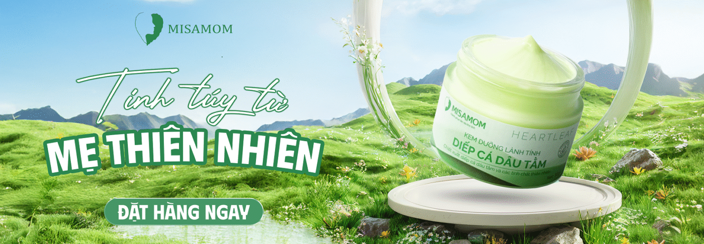 Banner kem diếp cá dâu tằm