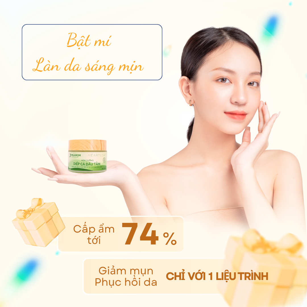 Công dụng kem diếp cá dâu tằm