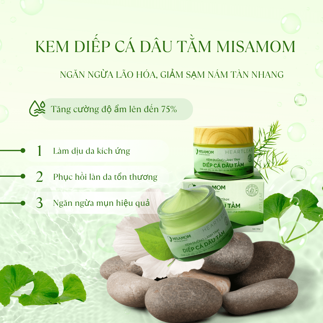 Kem dưỡng diếp cá dâu tằm