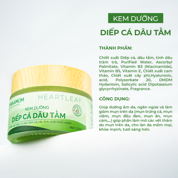 Kem Dưỡng Diếp Cá Dâu Tằm